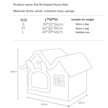 Pawsomenook™ Snuggle Tent For Cat and Dog