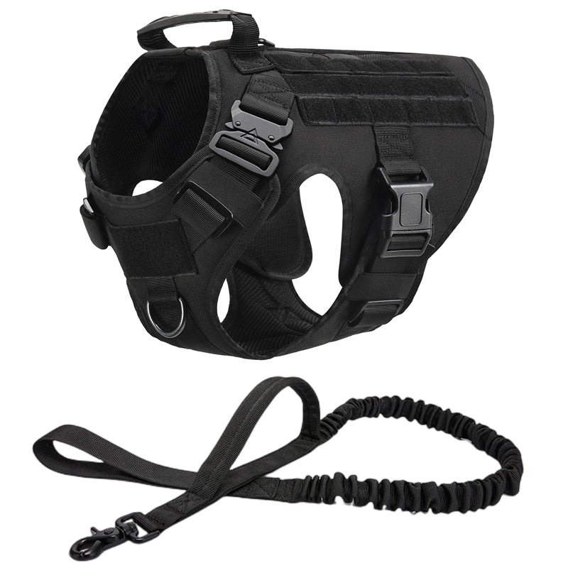 Outdoor Pawsomenook™ Tactical Dog Vest With Leashes