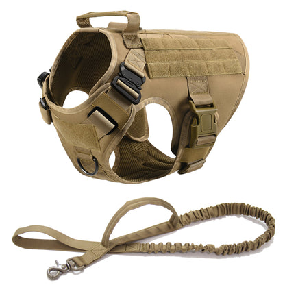 Outdoor Pawsomenook™ Tactical Dog Vest With Leashes